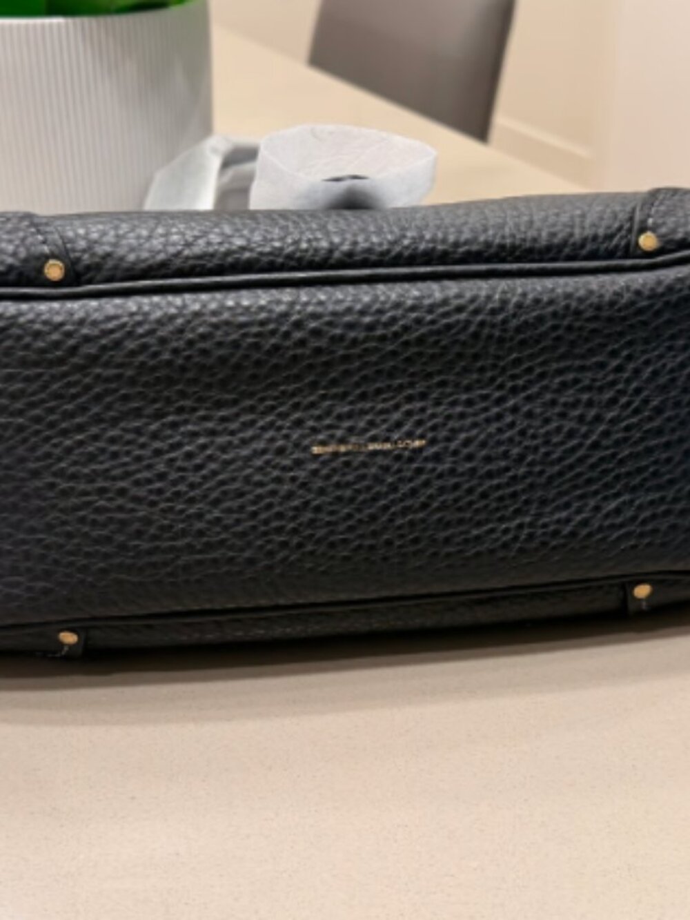 Coach Drifter Shoulder Bag 31 2026 in Brass/Black Textured Pebble Leather NWT - Picture 3 of 8
